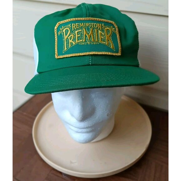 Remington Other - VTG Remington's Premier Mens Two-Tone 6 Panel Baseball Cap Meshback Snapback Hat